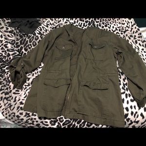 Army Green Cargo Jacket